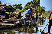 From Siem Reap to Battambang - boat trip along the river Stung Sangker, houseboat